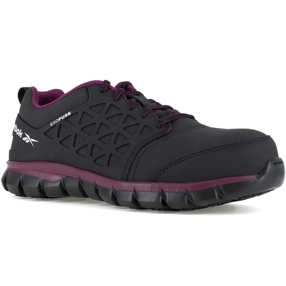 Reebok Women's Sublite Cushion Safety Toe Athletic Work Shoes Sz 9 M